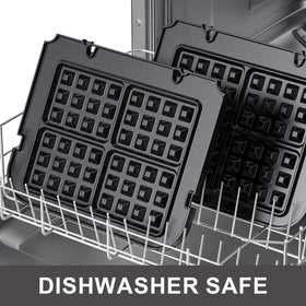 FOCOllK easy clean waffle plates simplify maintenance