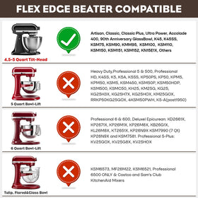FOCOllK beater compatible with stainless steel bowls for versatile prep