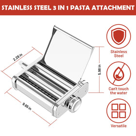 FOCOllK pasta roller creates thin sheets for delicate lasagna and fresh pasta at home.