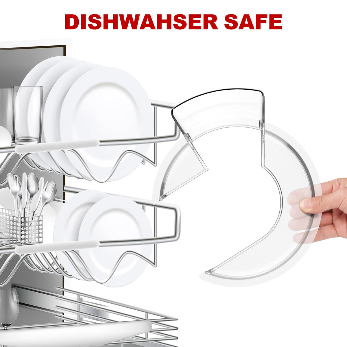 FOCOllK shield fits glass, stainless steel, and ceramic KitchenAid bowls.
