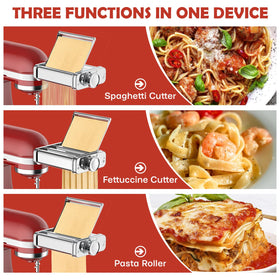 FOCOllK smart splatter system helps keep counters tidy during pasta prep.