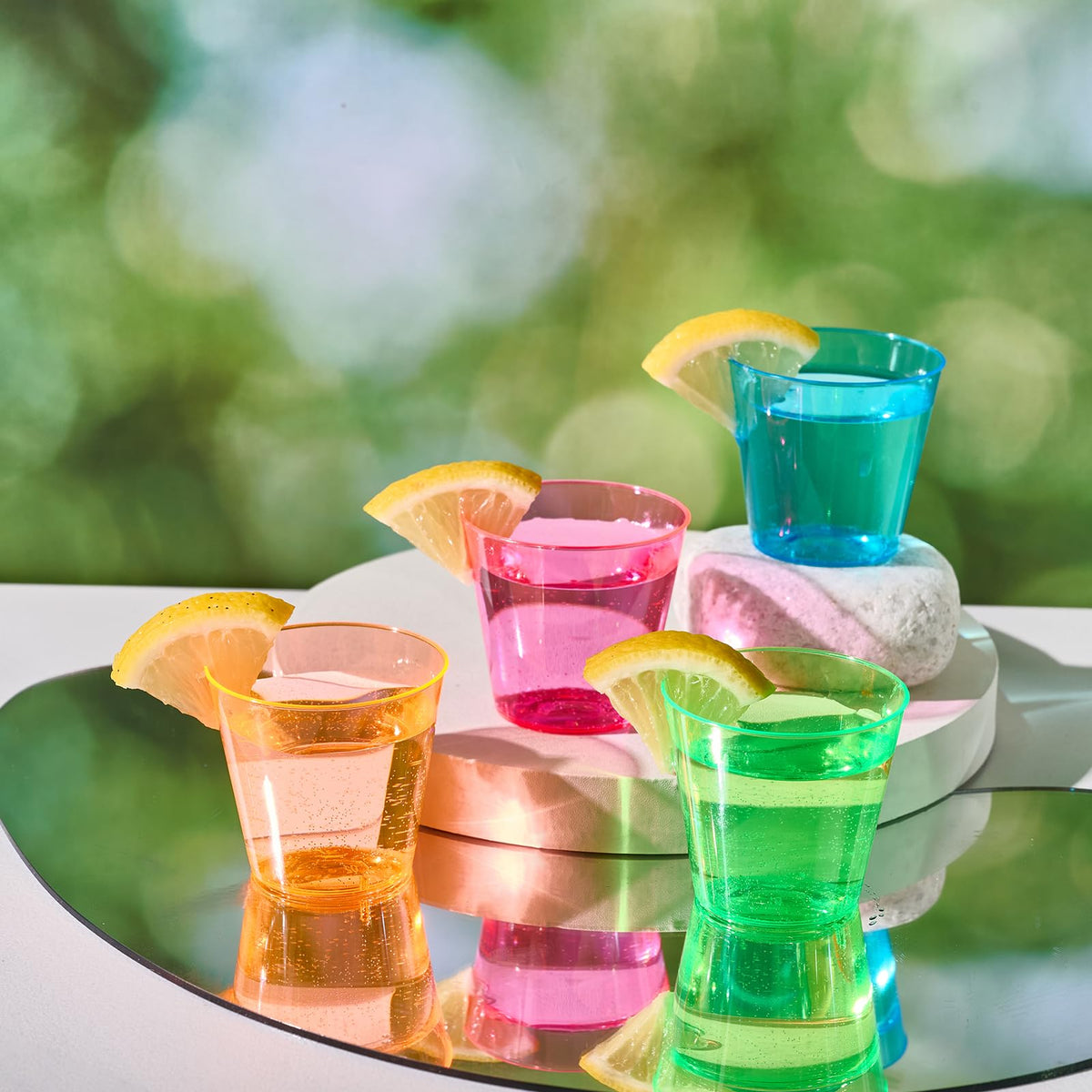 FOCUSLINE glow-ready shot glasses enhance night events and quick identification.