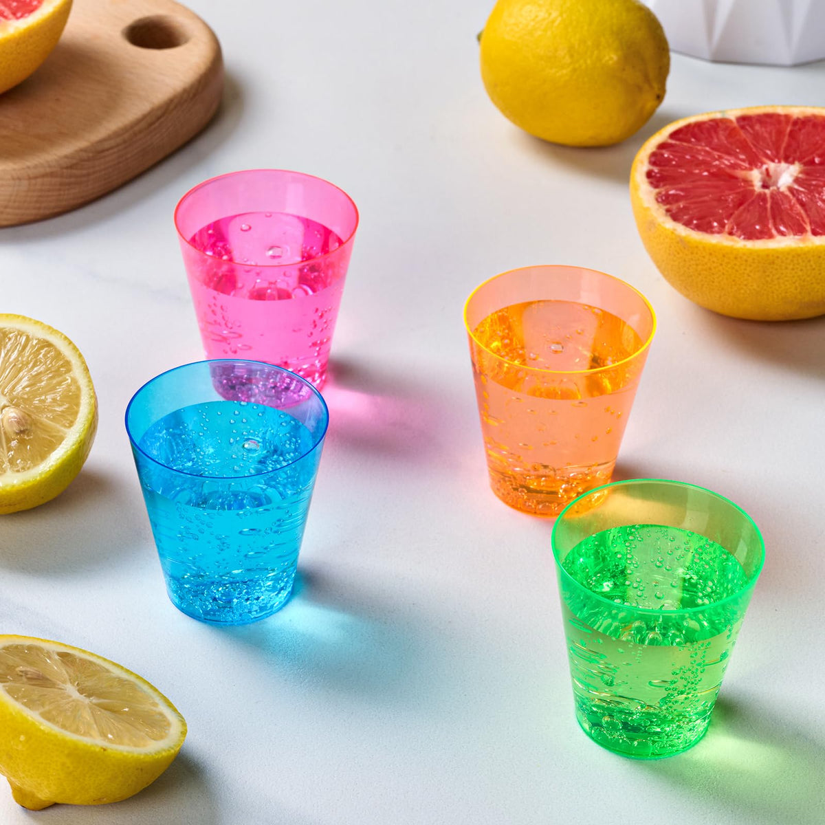 FOCUSLINE color-coded 2oz shot glasses for nights out and celebrations