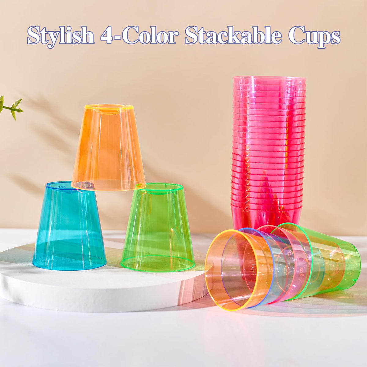 FOCUSLINE glow-under-blacklight shot cups enhance nightlife visuals