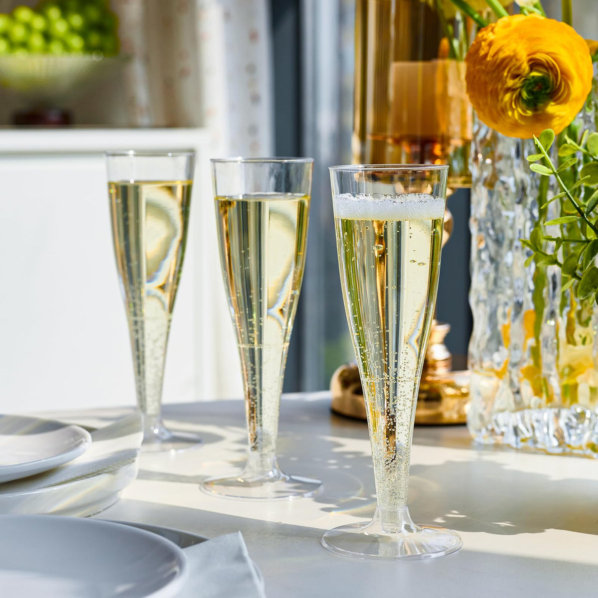 FOCUSLINE wedding and party champagne glasses for memorable toasts