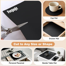Foepoge double-sided matte surface keeps items from sliding during prep.