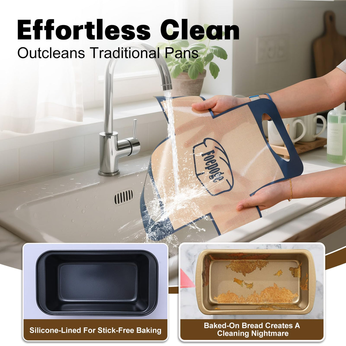 Foepoge eco-friendly set uses reusable liners to reduce waste.