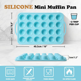Foepoge freezer-safe muffin tins keep treats fresh and organized.