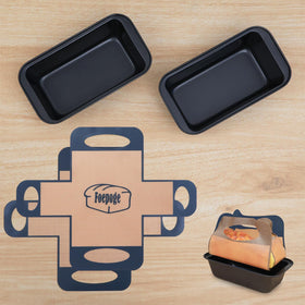Foepoge loaf pan exterior in carbon steel for durable daily baking.