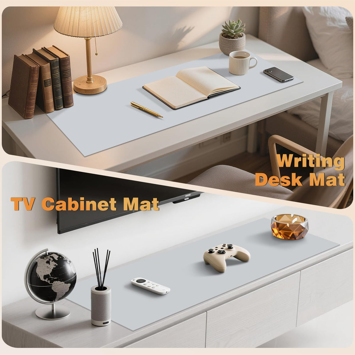 Foepoge rolled packaging keeps mat neat and includes a hair tie for storage.