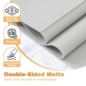 Foepoge silicone craft mat ideal for resin art, painting, and glue projects.