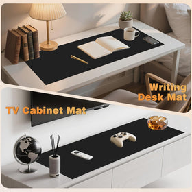 Foepoge waterproof and stain-resistant surface protects tables from oils and paints.