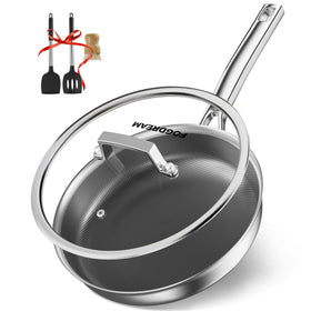 FogDream 10-inch titanium nonstick pan ready for quick searing