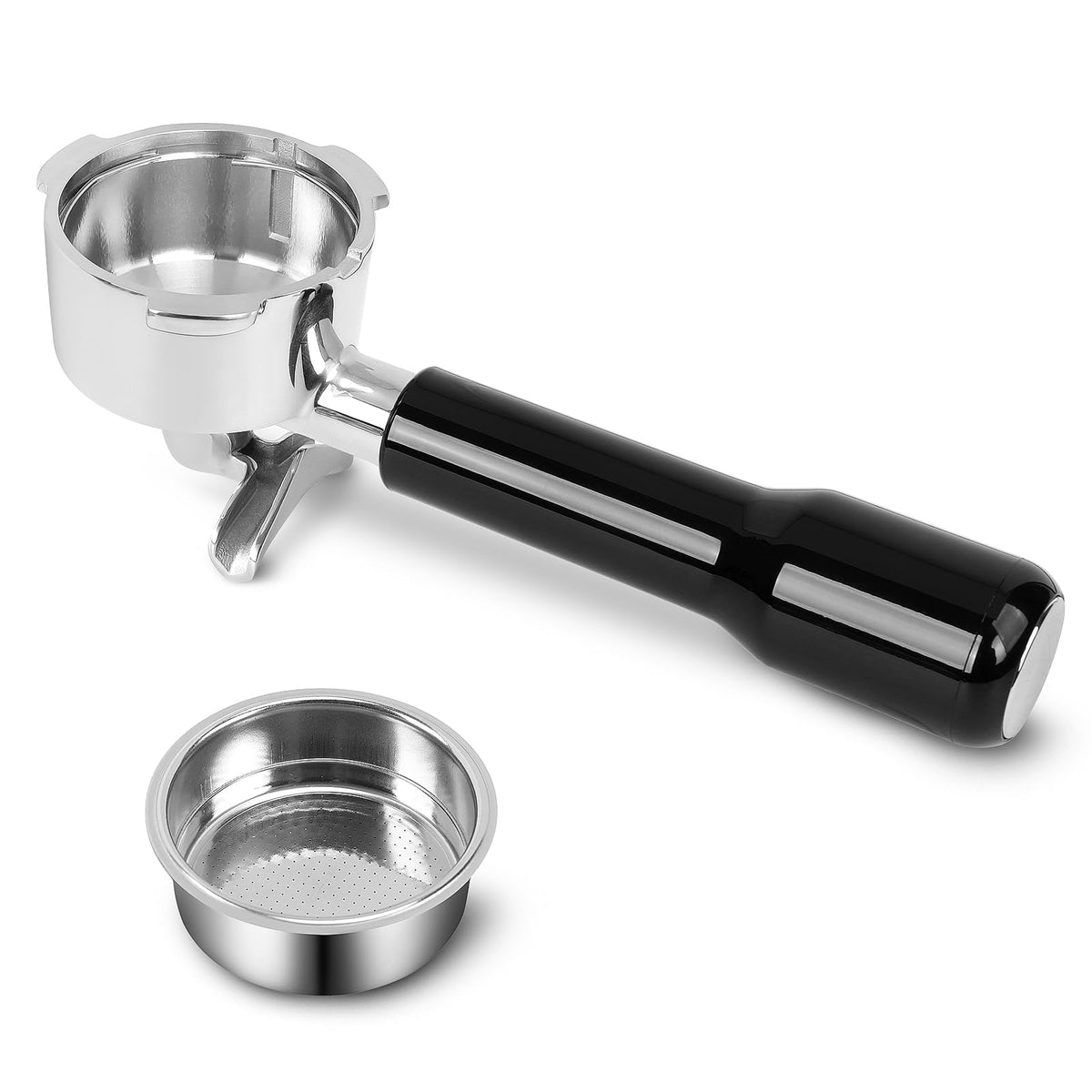 Fogkay 51mm portafilter with double spouts for precise extraction