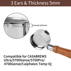FogKay 58mm puck screen helps even water distribution and keeps the brew head cleaner.