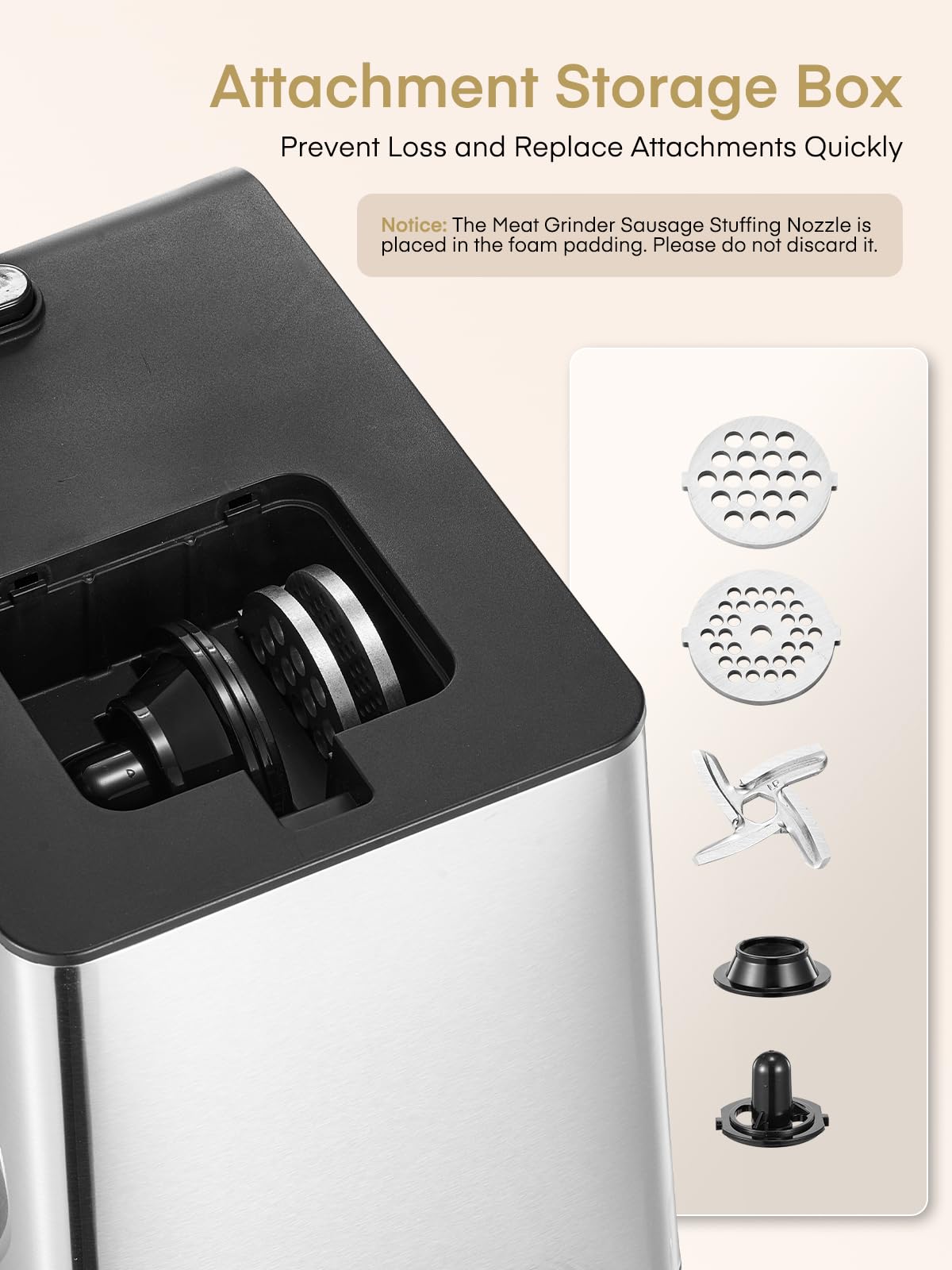 FOHERE stainless steel core parts resist wear and stay sharp