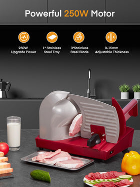 FOHERE thickness adjustment shows 0-15mm for versatile slicing
