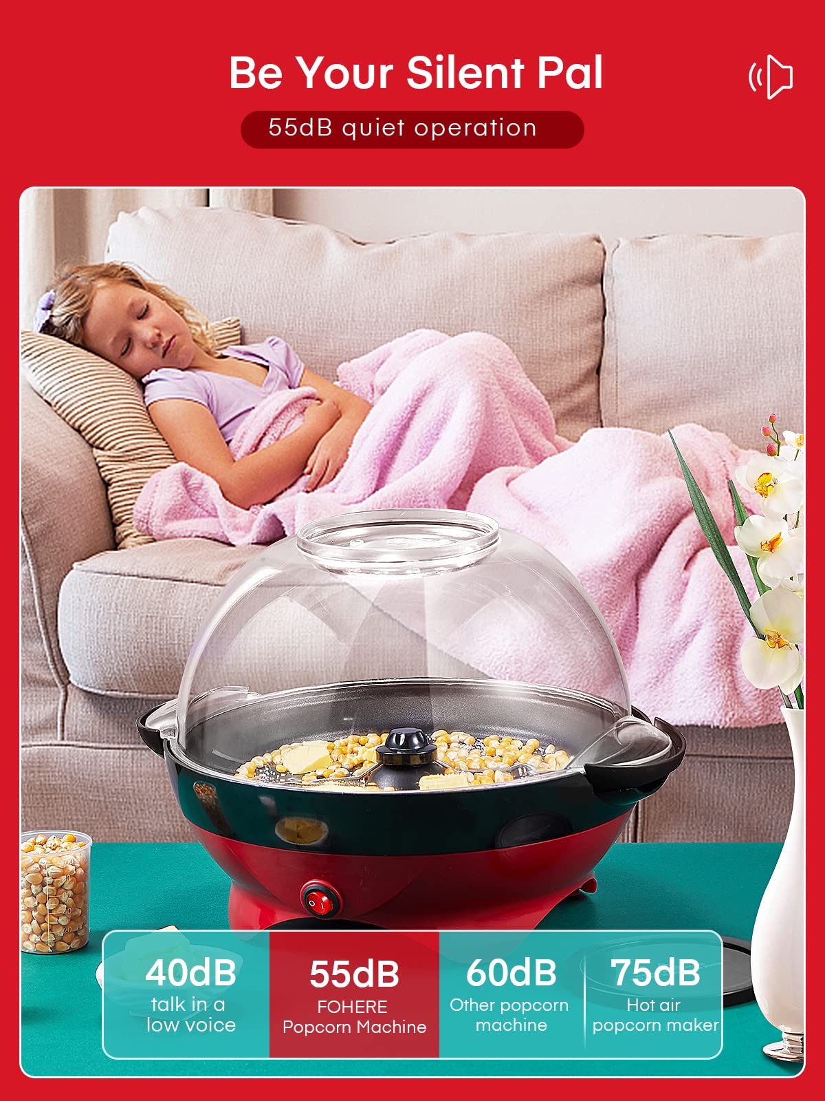 FOHERE serving bowl doubles as a convenient storage base for leftovers