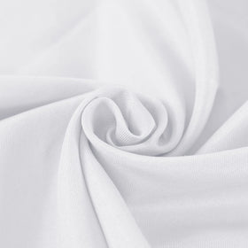 Fokitut round tablecloth washable for effortless cleanup after events.