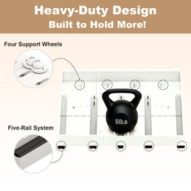 Fokyfok adjustable length and width fit many cabinet sizes.