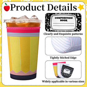 FoldTier teacher sleeve 32oz large shields surfaces from moisture