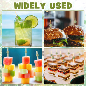 FoldTier versatile food picks for sandwiches, fruit, and cupcakes.
