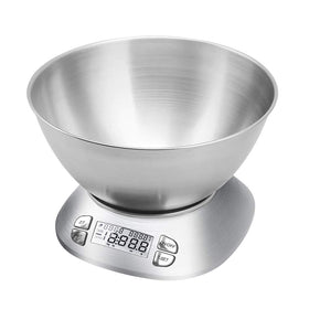 Folind digital kitchen scale with removable 2.5L bowl for precise weighing