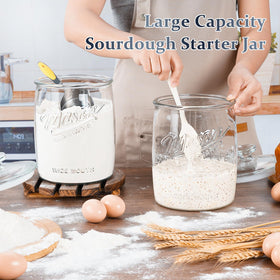 Folinstall wide-mouth jar supports bulk storage and easy scooping