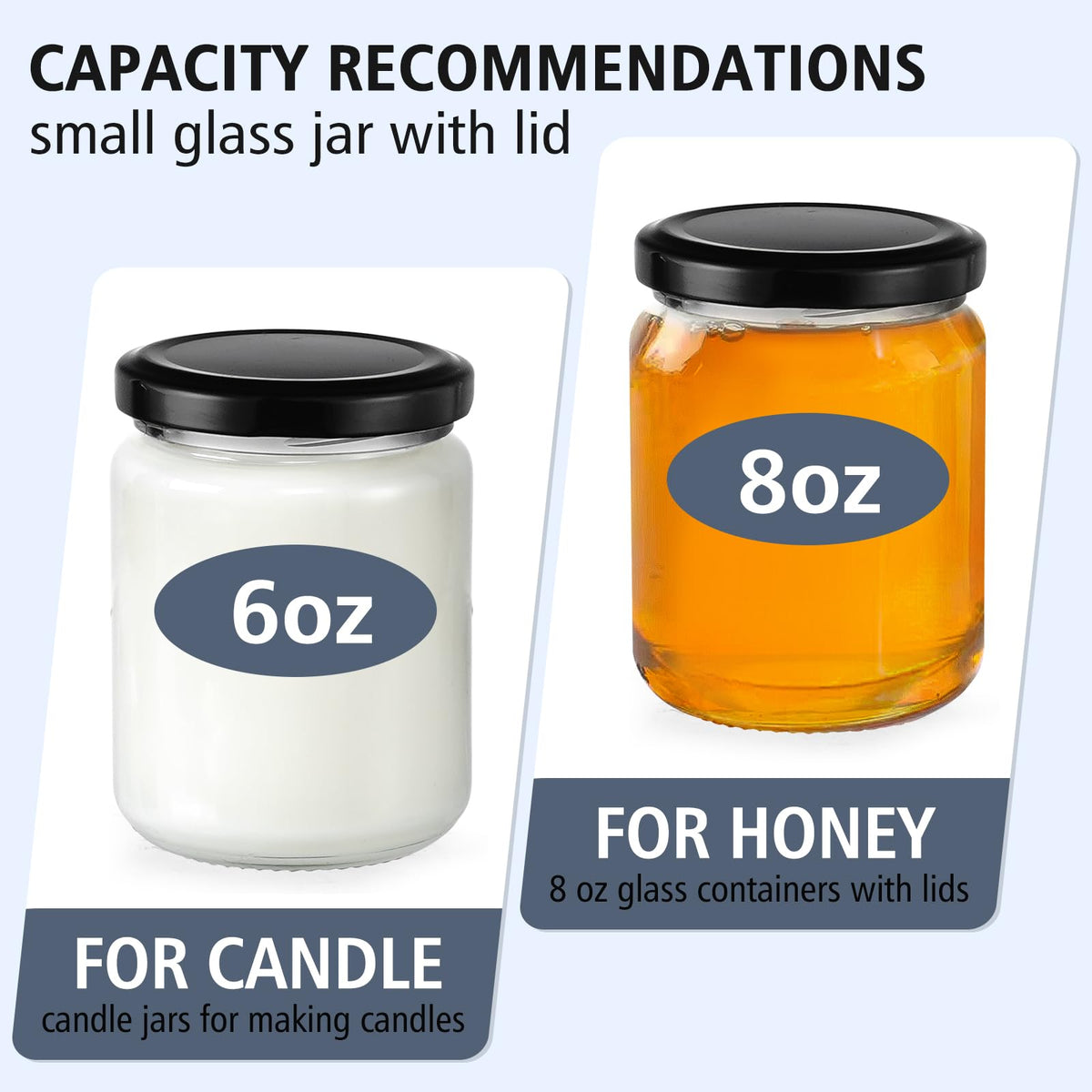 Folinstall 8oz jar demonstrates kitchen storage organization in a clear, accessible design.