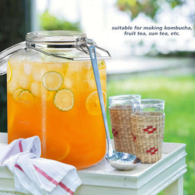 Folinstall clear glass shows contents clearly for organized storage and visibility.