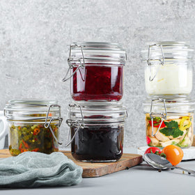 Folinstall glass jars are dishwasher safe for easy cleanup