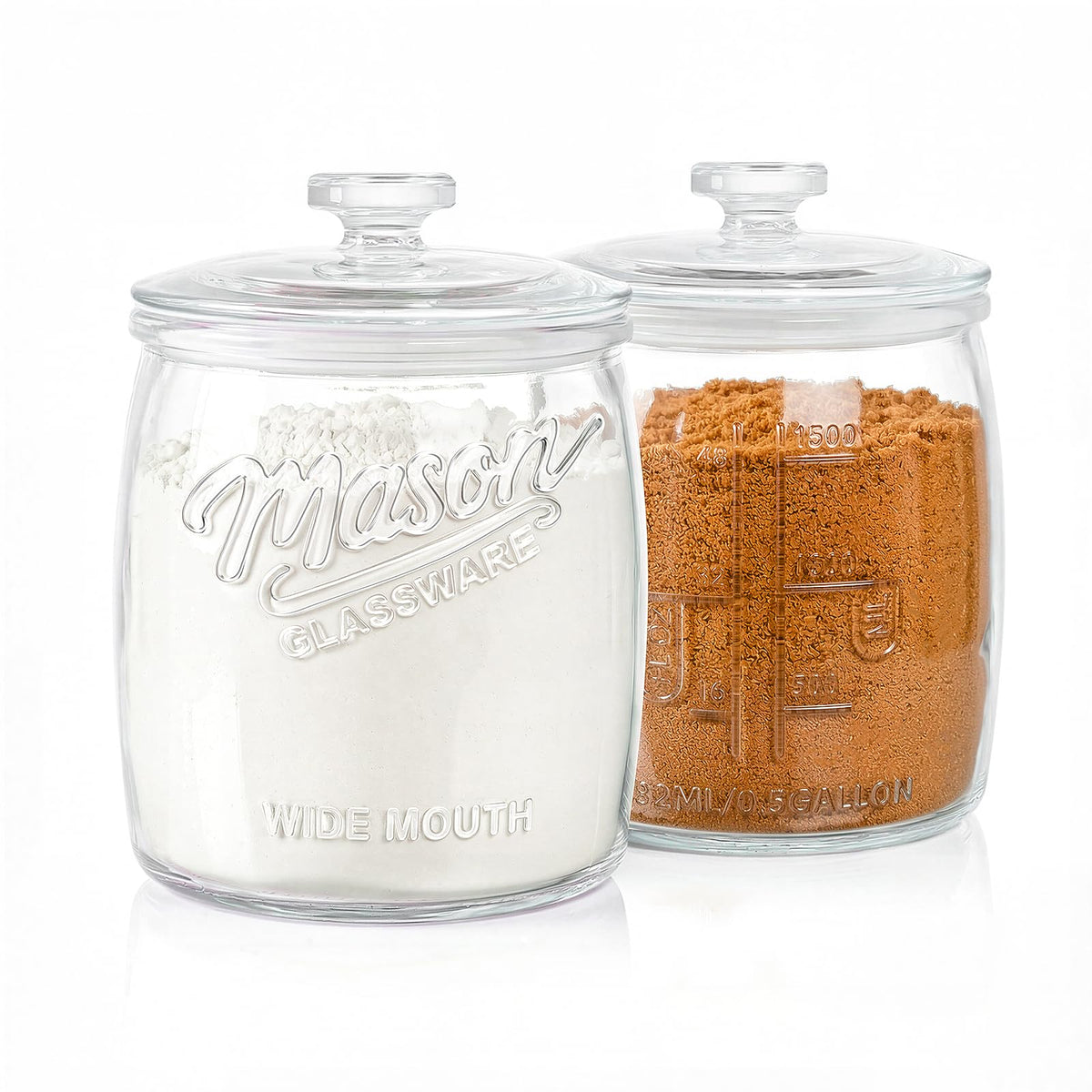Folinstall dog treat jar keeps snacks within reach and odors contained.