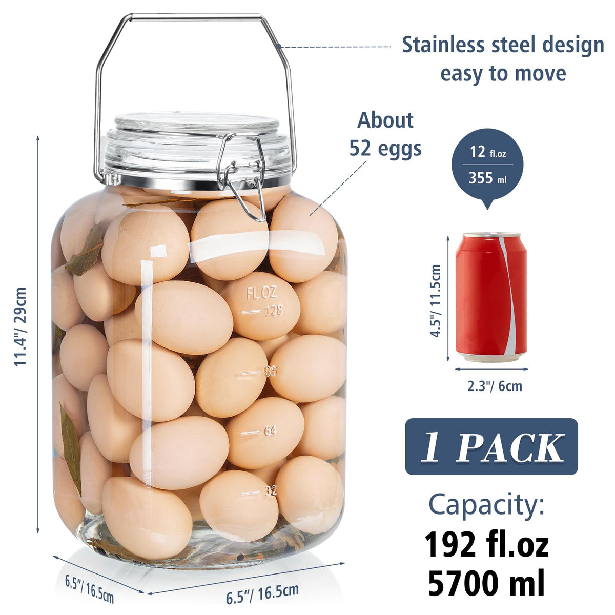 Folinstall dual-measurements markings help accurate measuring in recipes.