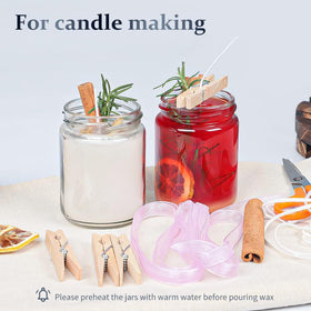 Folinstall glass jar is dishwasher-safe and easy to reuse after washing.