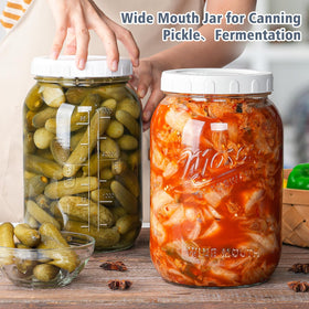 Folinstall jar with measurement marks to track remaining contents