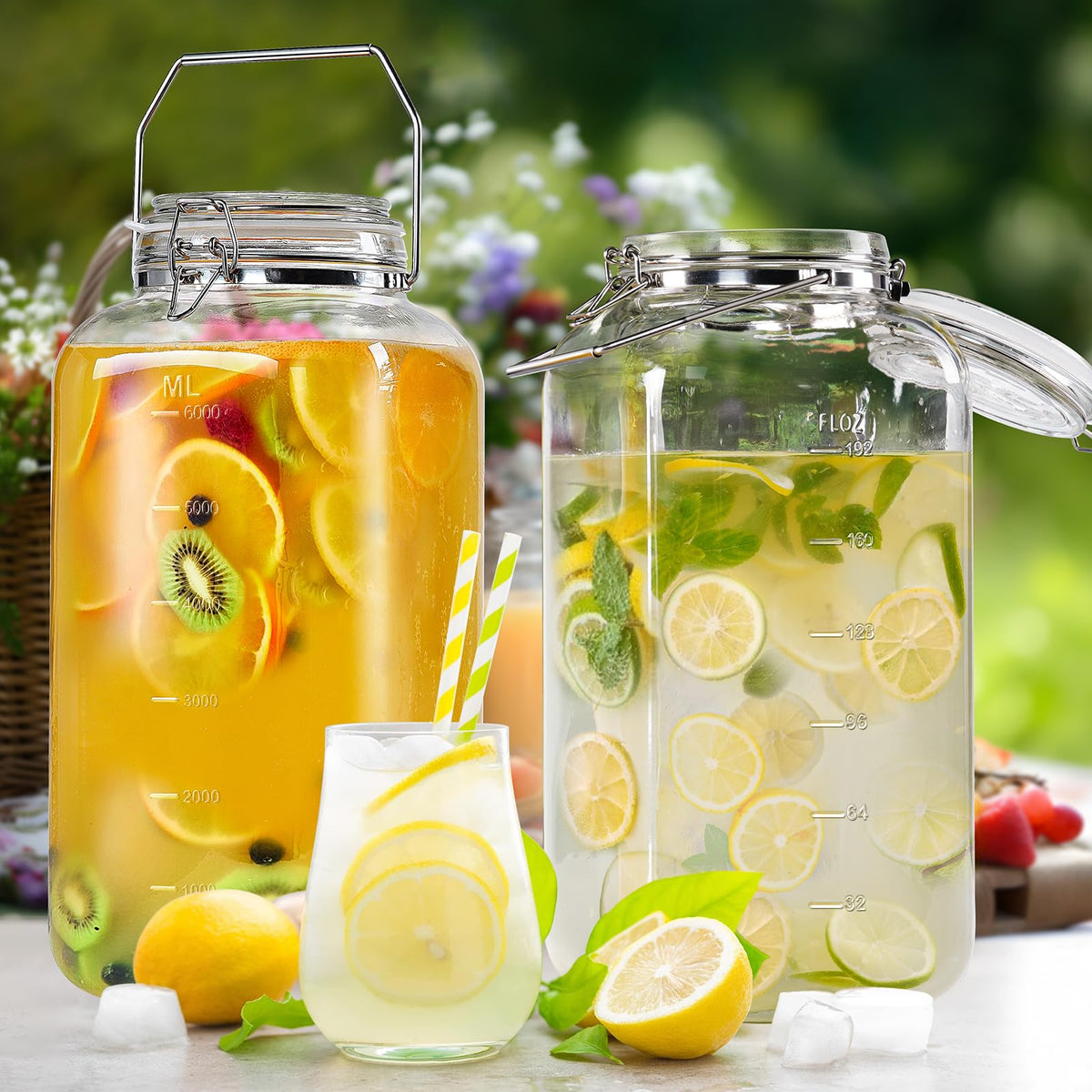 Folinstall multi-use jar suitable for laundry pods, dog treats, or craft items.