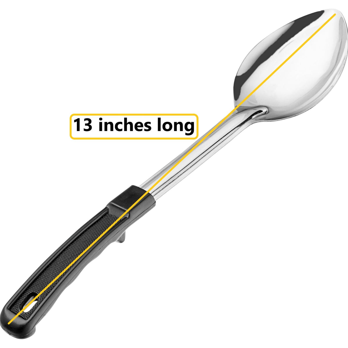FolksField Bakelite-handle spoon with heat resistance up to 230°F for hot dishes.