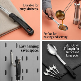 FolksField catering and buffet-ready spoon for efficient portioning.
