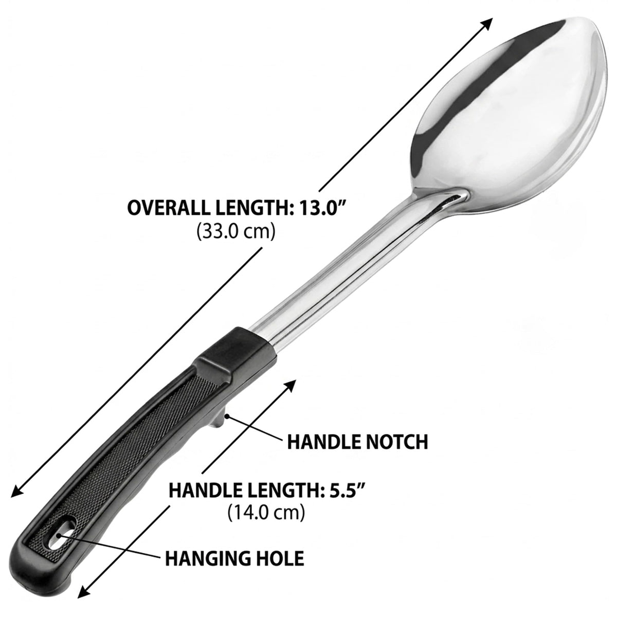 FolksField professional-grade serving spoon for sauces, soups, and pastas.