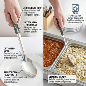 FolksField spoon with hanging hole for easy storage in busy kitchens.