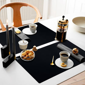 Folksy counter mat is food-grade silicone and BPA-free for safe kitchen use.