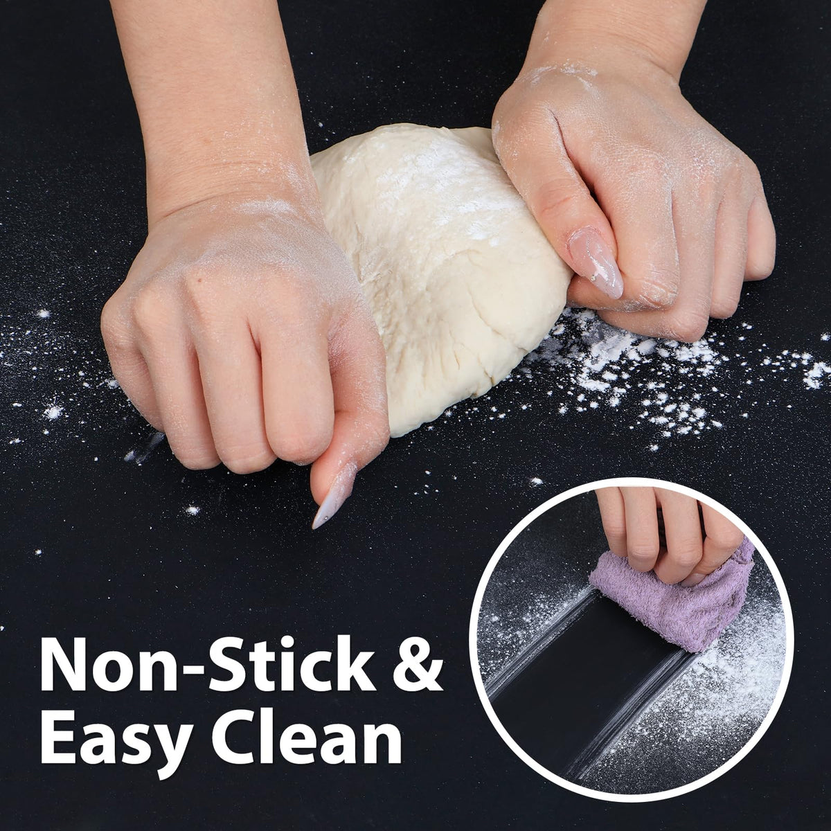 Folksy counter mat 23.4x15.6, heat resistant for hot dishes and trays.