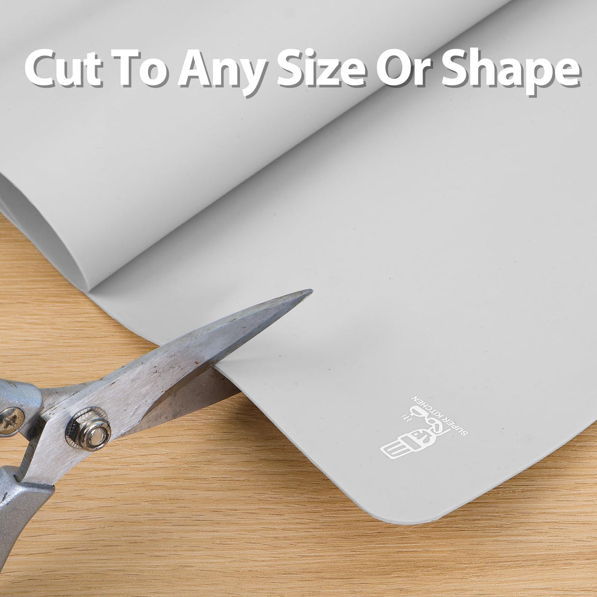 Folksy Super Kitchen double-thickness silicone mat for durability during prep.