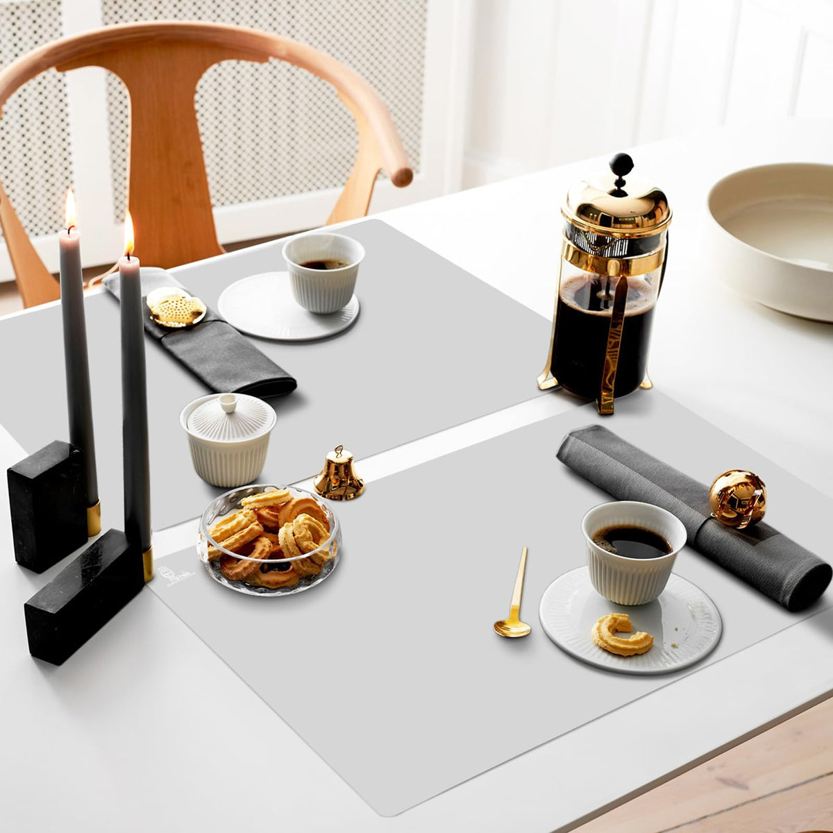 Folksy Super Kitchen foldable mat for compact storage in small spaces.