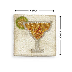 Folkulture coasters make a chic housewarming gift for guests and hosts.