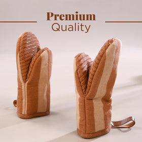 Folkulture silicone lining adds heat-resistant grip while cooking or grilling.