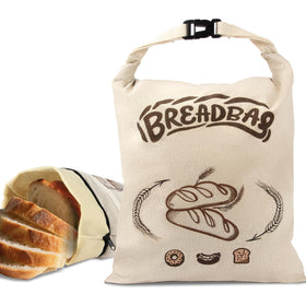 FONDFRAMORY beeswax bread bag beige 13x17 preserves sourdough freshness.