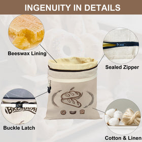 FONDFRAMORY breathable linen beeswax layer helps maintain moisture.