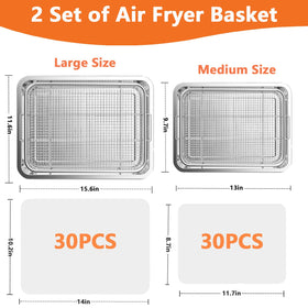 Fondpen large basket with tray ready for roasting and browning in ovens.