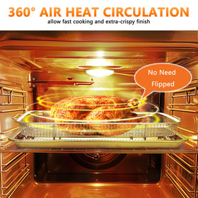 Fondpen medium basket and tray setup for grilling and roasting at home.